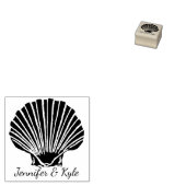 Seashell Custom Rubber Stamp Rubberstempel (Gestempeld)