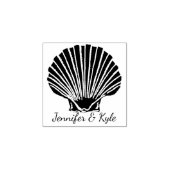 Seashell Custom Rubber Stamp Rubberstempel (Afrduk)