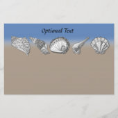 Seashell Drawing Art Briefpapier (Voorkant)