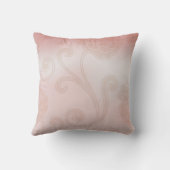 Seashell Dreams Beach Mr. en mevrouw roze Kussen (Achterkant)