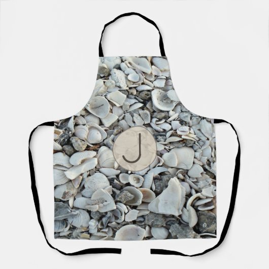 Seashell Drift Monogram Accent Schort (Voorkant)