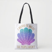 Seashell eenzaamheid tote bag (Voorkant)