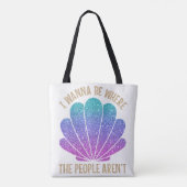 Seashell eenzaamheid tote bag (Achterkant)