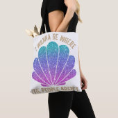 Seashell eenzaamheid tote bag (Dichtbij)
