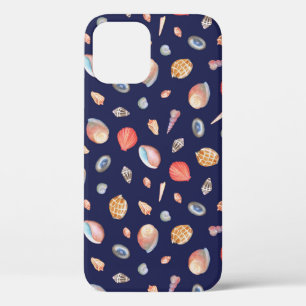 Seashell elegantie: Zomer blauw patroon. Case-Mate iPhone Case