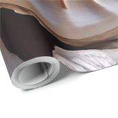 Seashell en het strand thema cadeaupapier (Rol Hoek)