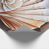 Seashell en het strand thema cadeaupapier (Hoek)