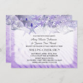 Seashell en strandbruiloft nodigt Seashell uit1 Kaart (Voorkant / Achterkant)