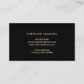 Seashell en Waves visitekaartje (Achterkant)