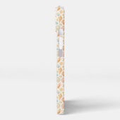 Seashell en zeepaardje waterverf patroon iPhone hoesje (Linkerkant)