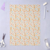 Seashell en zeepaardje waterverf patroon tissuepapier (Craft)
