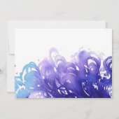 Seashell Fantasy: Zeemeermin Baby shower Kaart (Achterkant)