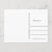 Seashell Faux Gold Foil | Ocean Save the Date Aankondigingskaart (Achterkant)