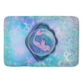 Seashell Fit for a Mermaid Glitter Girls Magical Badmat (Voorkant)