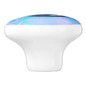 Seashell Fit for a Mermaid Glitter Girls Magical Keramische Knop (Zijkant)