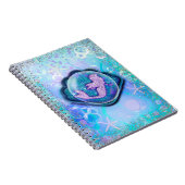 Seashell Fit for a Mermaid Glitter Girls Magical Notitieboek (Rechterzijde)