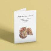Seashell/Fossickers Verjaardag Kaart