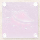 Seashell Glazen Onderzetter (Achterkant)