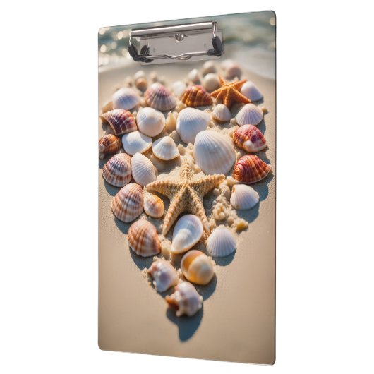 Seashell Heart Klembord (Links)