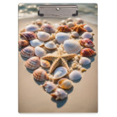 Seashell Heart Klembord (Voorkant)