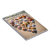 Seashell Heart Notitieboek (Rechterzijde)