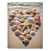 Seashell Heart Notitieboek (Voorkant)
