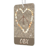 Seashell Heart Peace Sign BOX Beach NC Luchtverfrisser (Links)