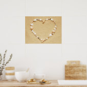 Seashell Heart Poster (Keuken)