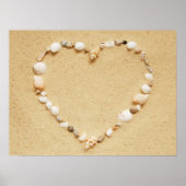 Seashell Heart Poster (Voorkant)