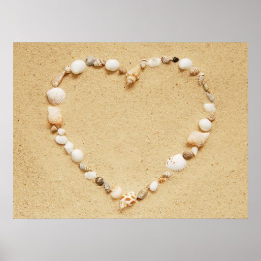 Seashell Heart Poster (Voorkant)