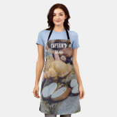 Seashell in de Seashore Jigzaag Puzzle Schort (Gedragen)