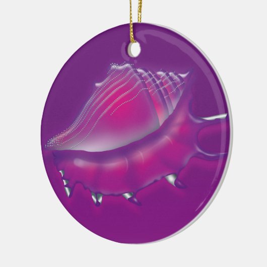 Seashell Keramisch Ornament (Links)