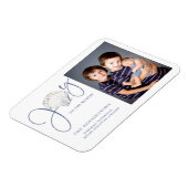 Seashell Kerstfeest Joy Holiday Foto Magneet (Linkerzijde)