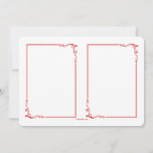 Seashell kerstkaart kaart (Achterkant)