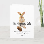 Seashell Kerstmis Feestdagen Kaart (Achterkant)