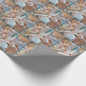 Seashell-kerstversiering Cadeaupapier (Hoek)