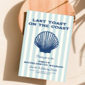 Seashell Laatste toast kust Bachelorette weekend Kaart