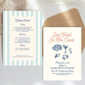 Seashell Last toast coast Bachelorette Weekend Kaart