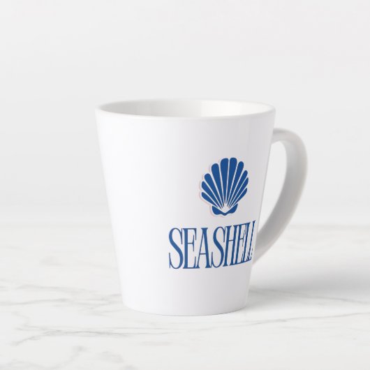 Seashell Latte Mok (Rechterhoek)