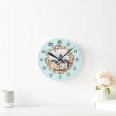 Seashell Lighthouse Clock Ronde Klok (Huis)