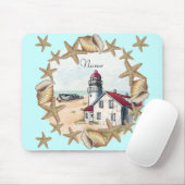 Seashell Lighthouse Muismat (Met muis)