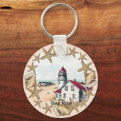 Seashell Lighthouse Sleutelhanger (Voorkant)