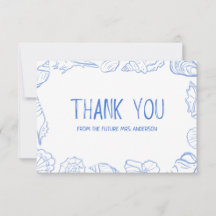 Seashell Lijst met de hand getekend