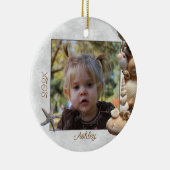 Seashell Lijst Photo Ornament (Rechts)