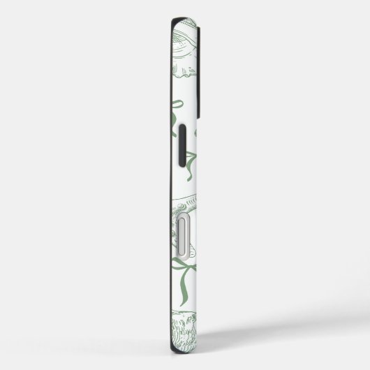 Seashell linten patroon Case-Mate iPhone case (Achterkant / Rechts)