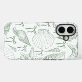 Seashell linten patroon Case-Mate iPhone case (Achterkant (horizontaal))