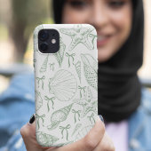 Seashell linten patroon Case-Mate iPhone case