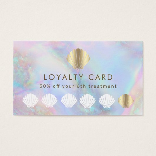 seashell logo loyalty - kaart (Voorkant)