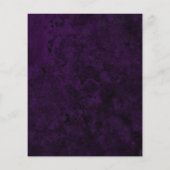 seashell logo on purple design flyer (Achterkant)