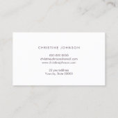 Seashell logo ontwerp visitekaartje (Achterkant)